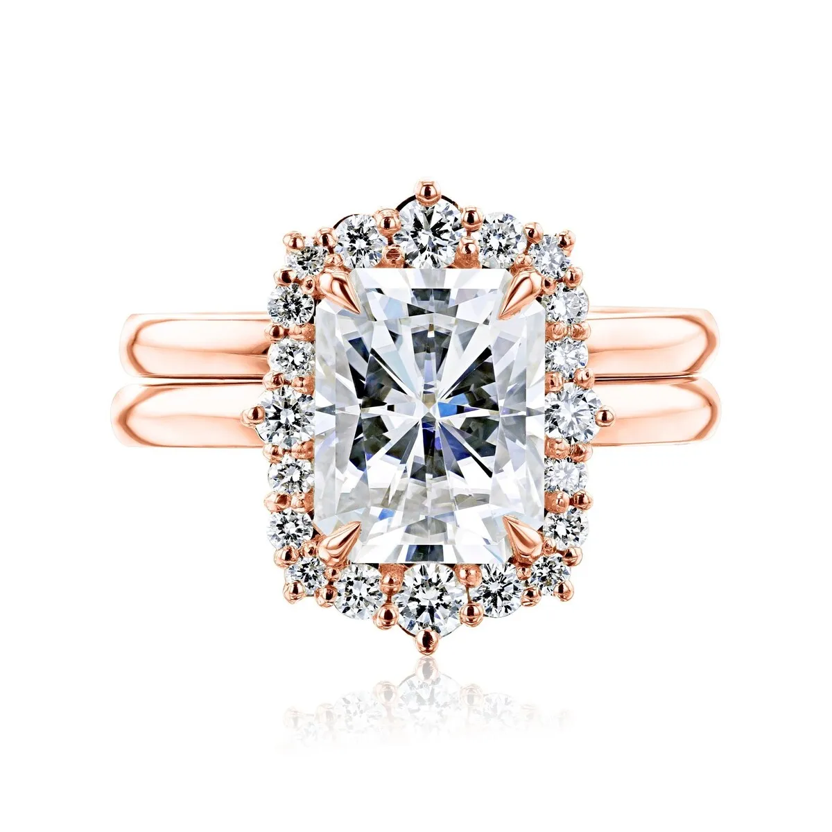 Annello by Kobelli 14k Gold Forever One Raina Bridal Set (DEF/VS, DEF/VS) sold by Zulily product image thumbnail 2