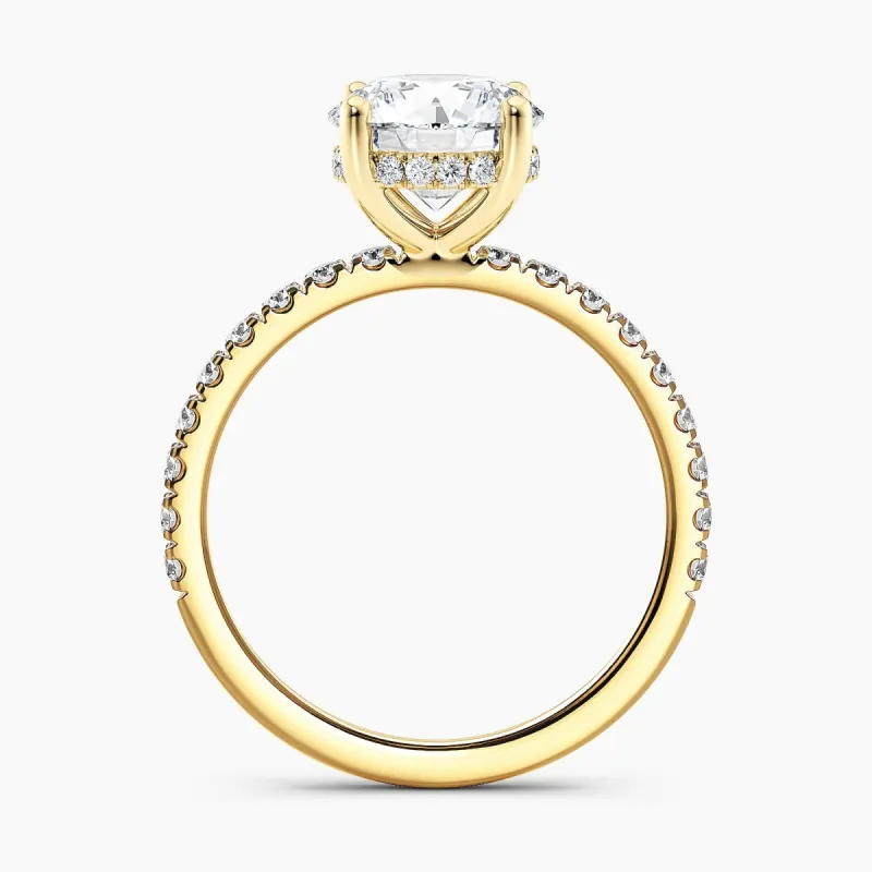 Auriya 14k Gold 5.25ctw Round Hidden-Halo Lab Grown Diamond Engagement Ring sold by Zulily