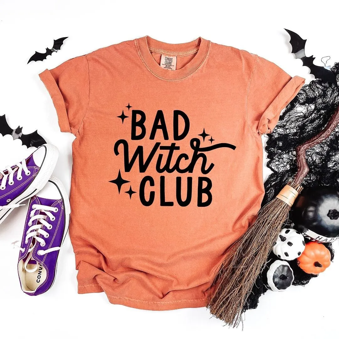Bad Witch Club Garment Dyed Tee sold by Zulily