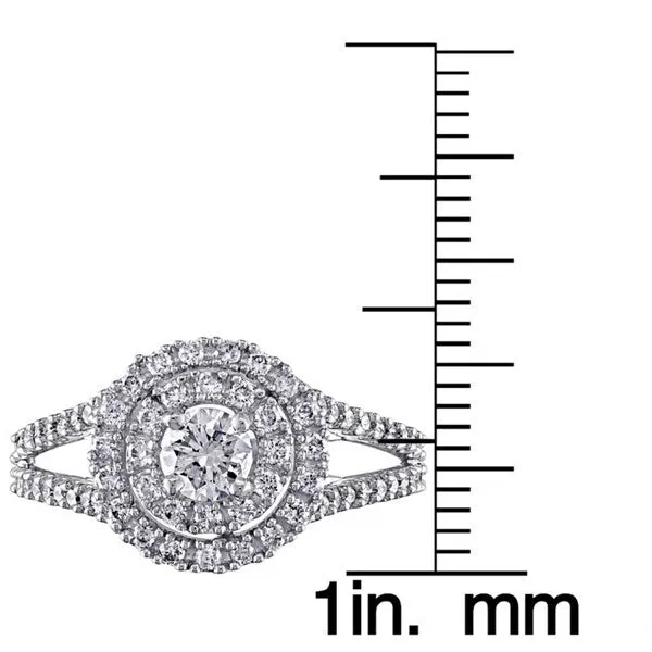 Miadora Signature Collection 14k White Gold 1ct TDW Diamond Engagement Ring sold by Zulily product image thumbnail 3