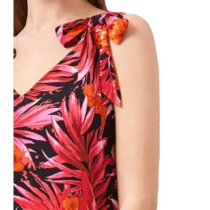 Riley & Rae Women's Printed Tie Shoulder Top Red Size Large sold by Zulily product image thumbnail 2