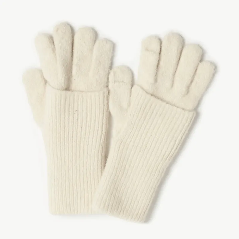 Chunky Rib Fingerhole Gloves sold by Haystacks