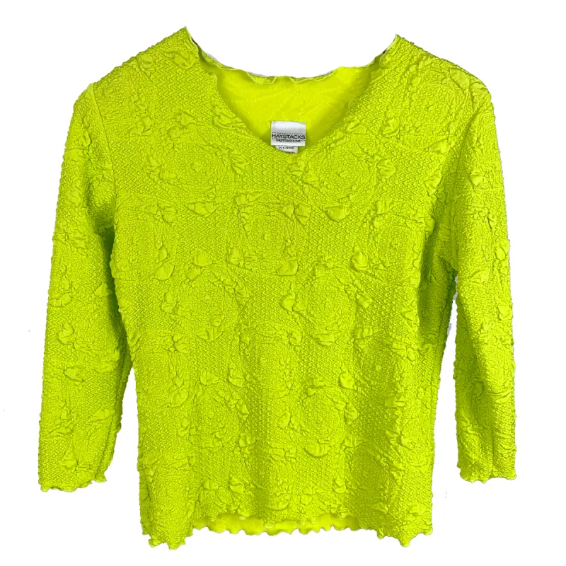 Lovebird Lyrac Surreal Textured Top made by Haystacks
