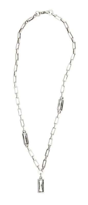 Long Pewter Necklace sold by Haystacks