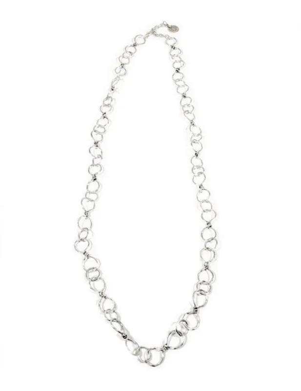 Twisted Links Necklace sold by Haystacks