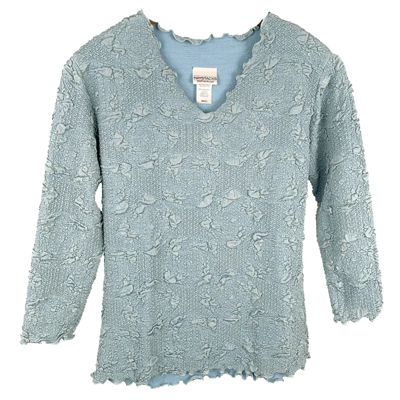 Tourmaline Lyrac Surreal Textured Top made by Haystacks