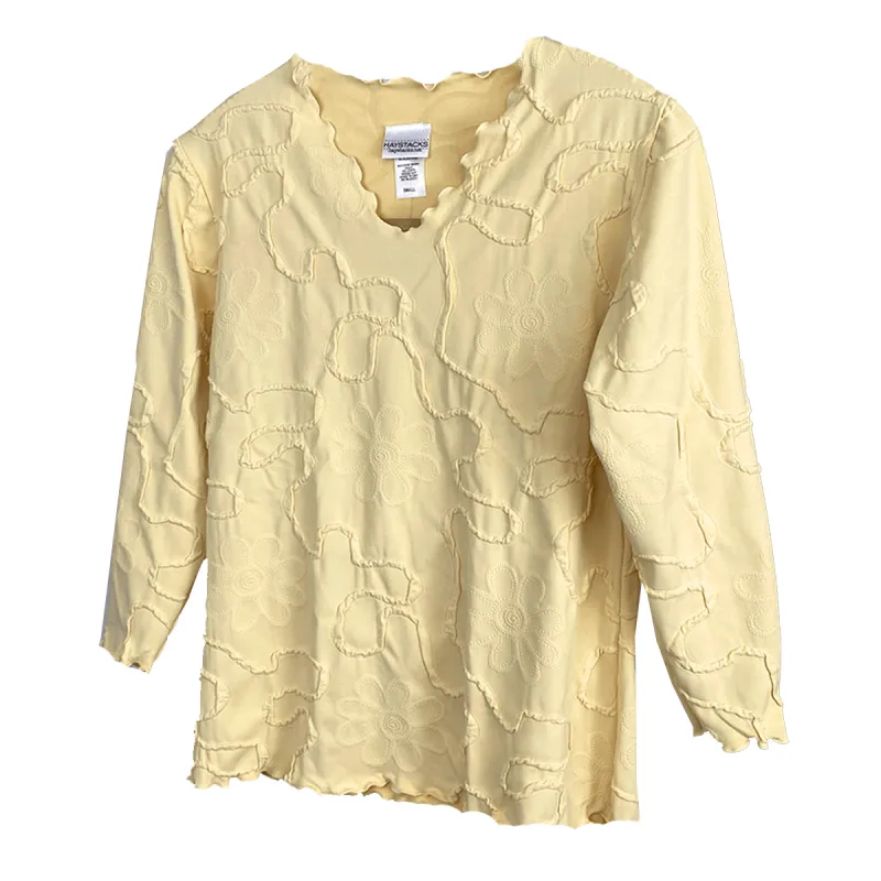 Sea Mist Conduit Surreal Textured Top made by Haystacks