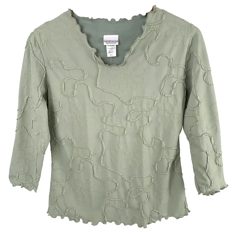 Seagrass Conduit Jacquard Knit Surreal Top made by Haystacks