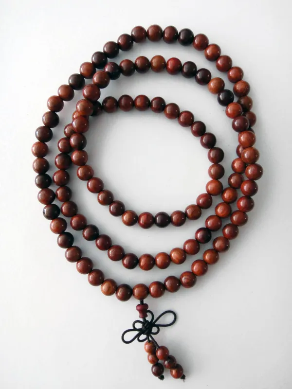 Palisander Aromatic Rosewood Mala made by Haystacks