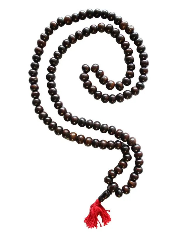 Dark Bone Mala - 10mm made by Haystacks