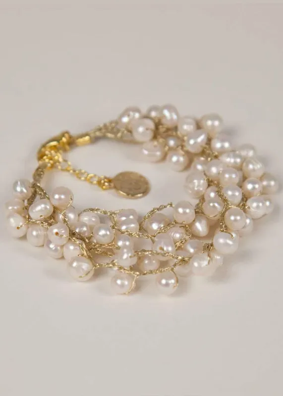 Pebble Beach Pearl Bracelet sold by Haystacks