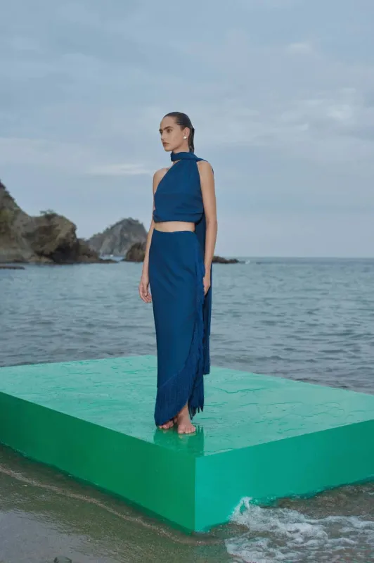 Aperol Midi Skirt sold by BAOBAB