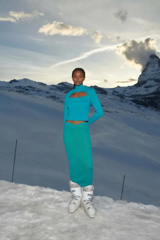 Lagoon Midi Skirt sold by BAOBAB