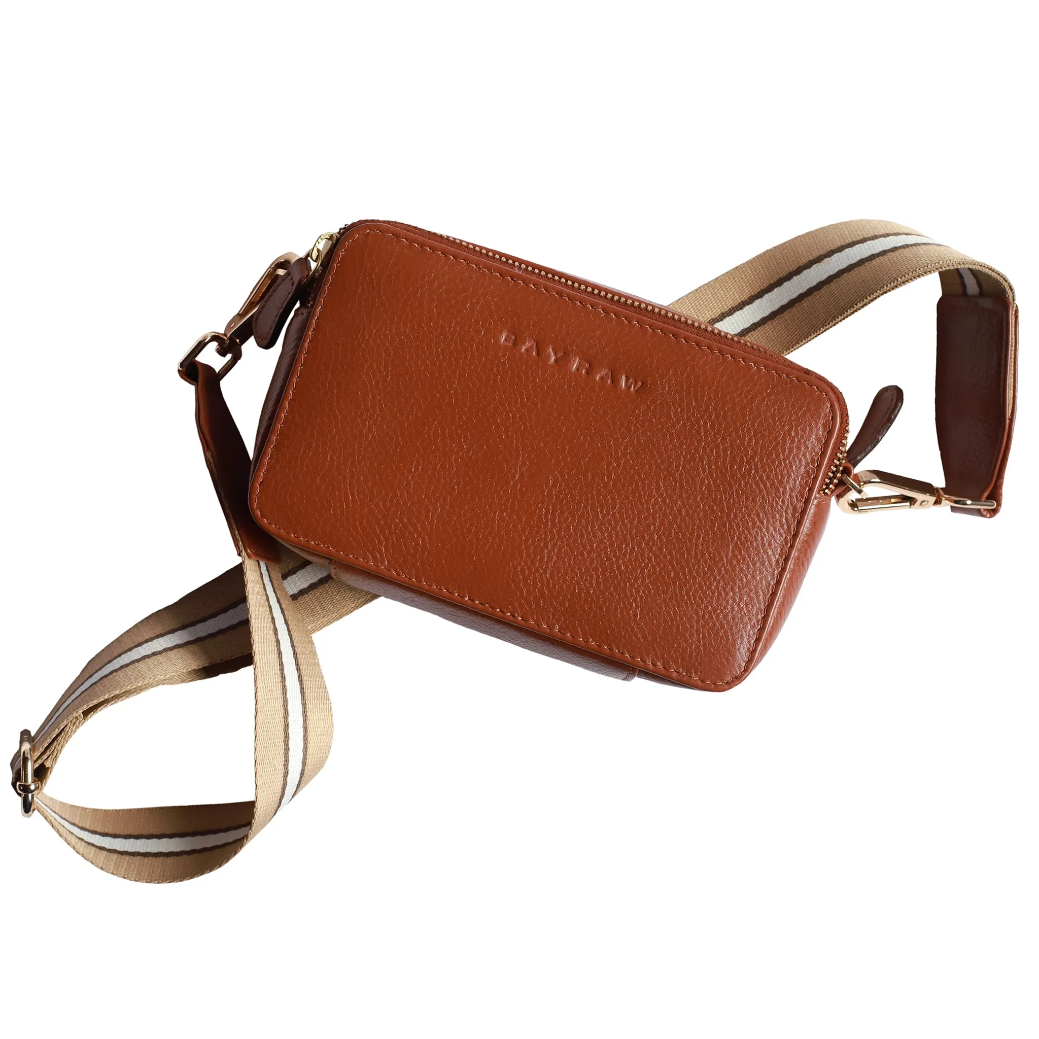 The Leather Crossbody Bag sold by BAYRAW