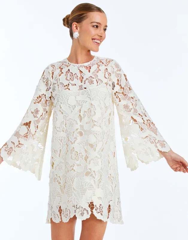 Mira Lace Mini Dress sold by MESTIZA