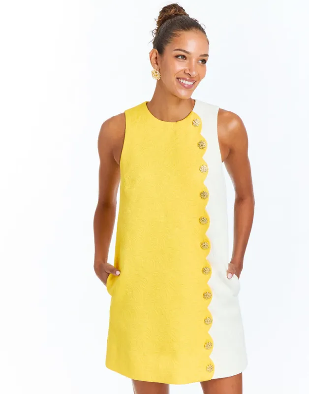 Etta Scallop Mini Dress sold by MESTIZA