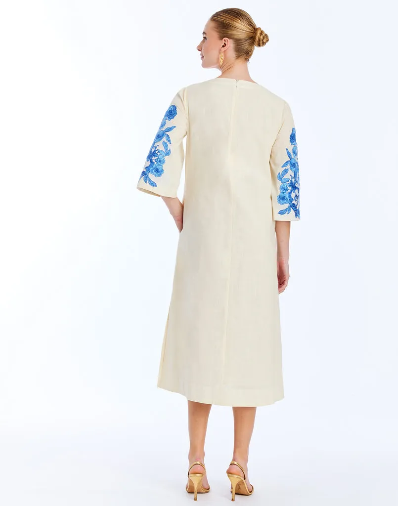 Ines Caftan Midi Dress sold by MESTIZA product image thumbnail 4