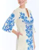 Ines Caftan Midi Dress sold by MESTIZA