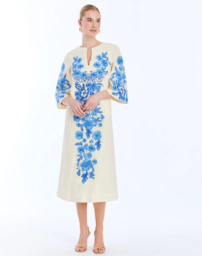 Ines Caftan Midi Dress sold by MESTIZA