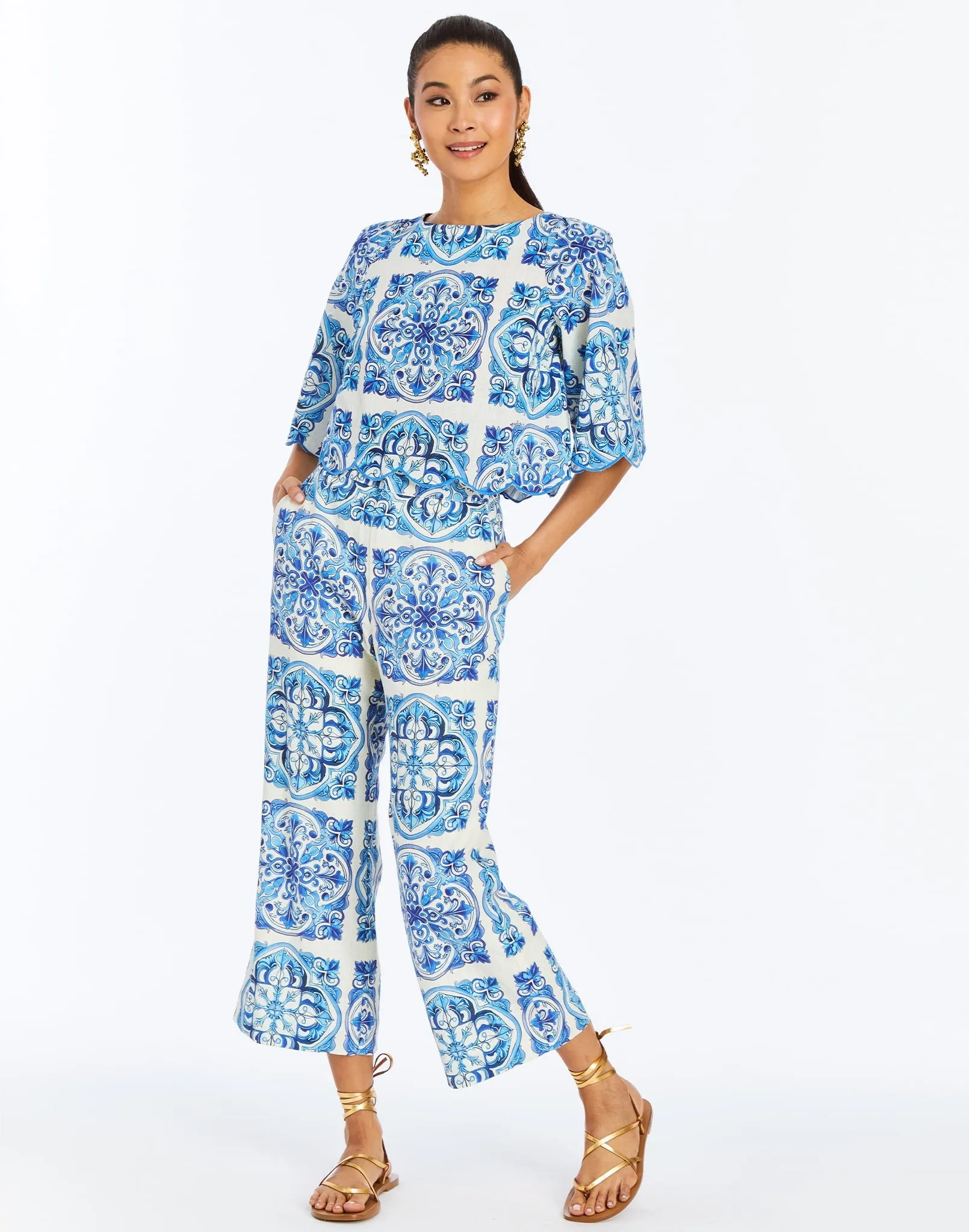 Taylor Cropped Pant sold by MESTIZA product image thumbnail 2