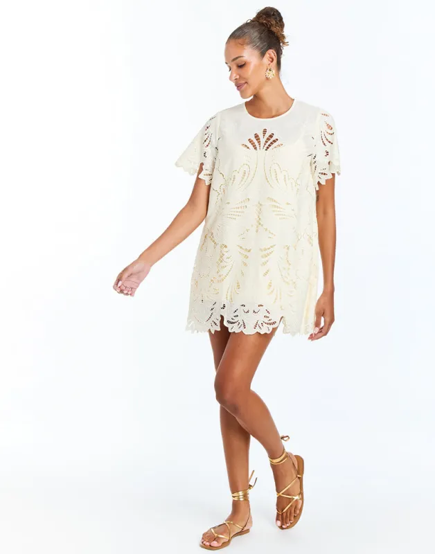 Lupe Lace Mini Dress sold by MESTIZA