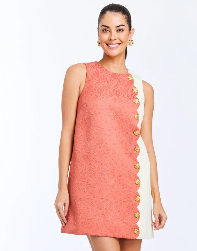 Etta Scallop Mini Dress sold by MESTIZA