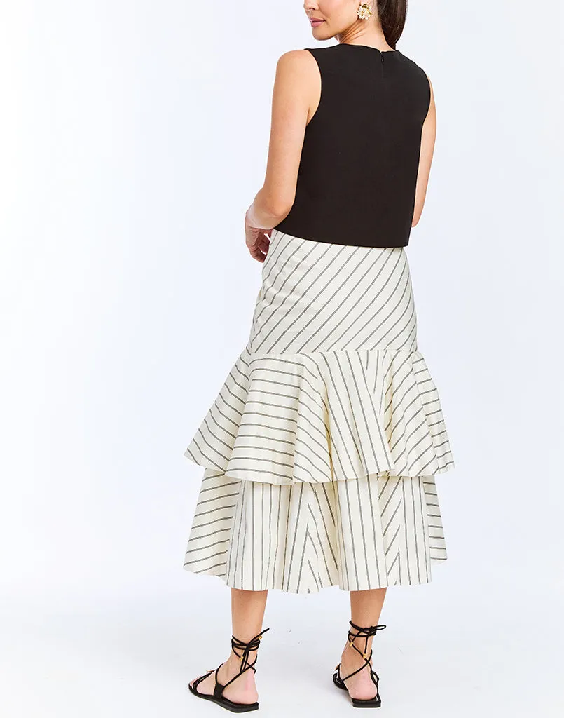 Bianca Black Bow Top sold by MESTIZA product image thumbnail 5