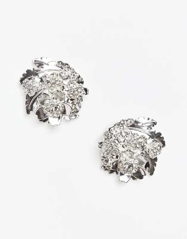 Gilded Sampaguita Cluster Earrings made by MESTIZA