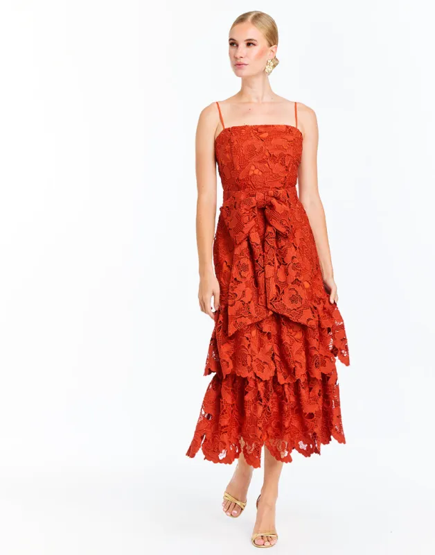 Vanessa Convertible™ Bow Midi Dress sold by MESTIZA