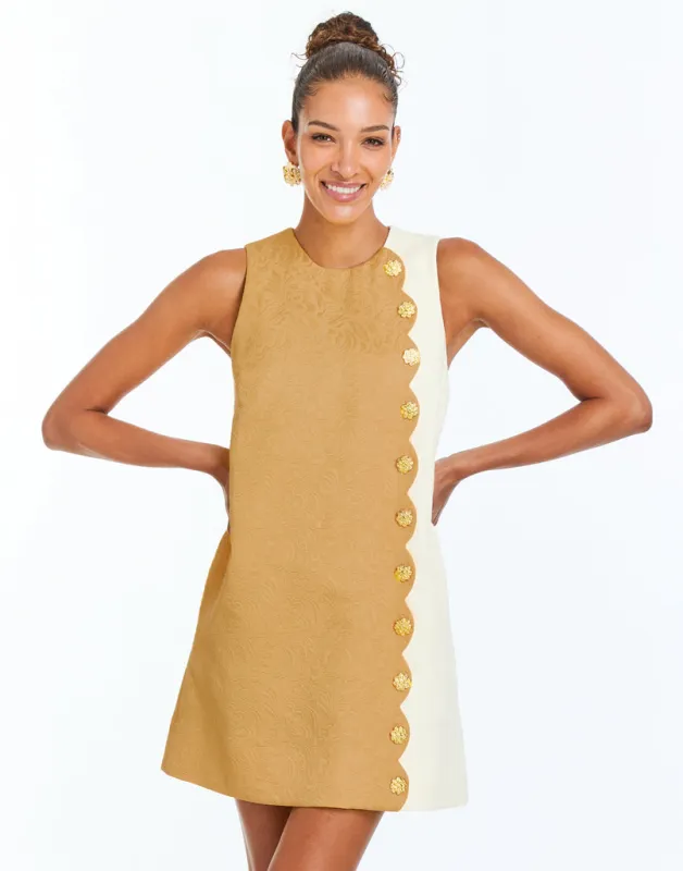 Etta Scallop Mini Dress sold by MESTIZA