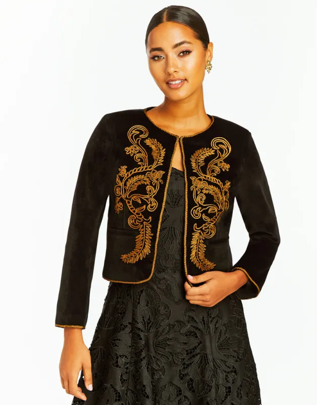 Cruz Embroidered Jacket sold by MESTIZA