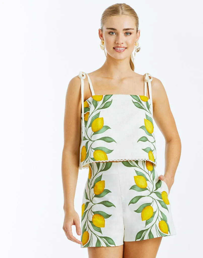 Ragu Lemon Shorts sold by MESTIZA product image thumbnail 2