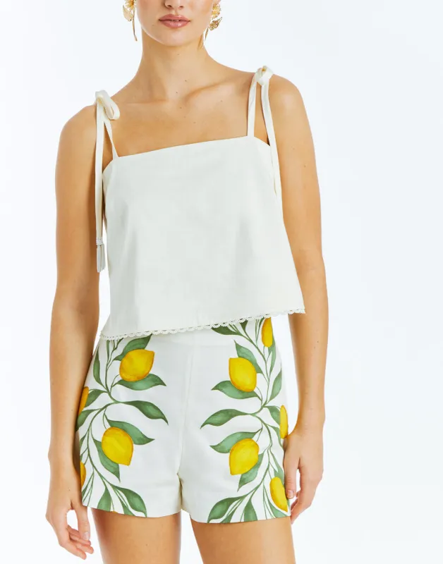 Ragu Lemon Shorts sold by MESTIZA