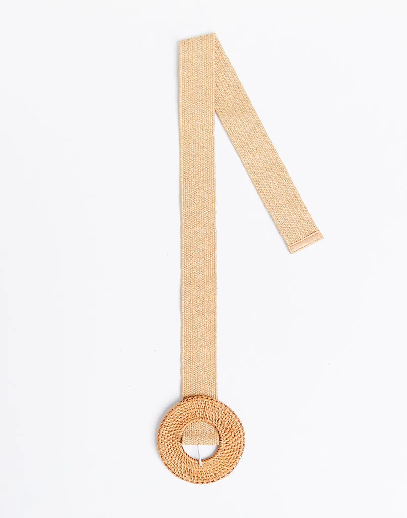 Marisol Rattan Belt sold by MESTIZA