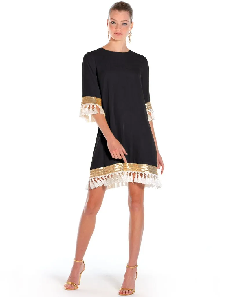 Shimmy Shimmy Tassel Dress sold by MESTIZA product image thumbnail 5