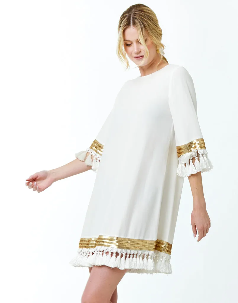 Shimmy Shimmy Tassel Dress sold by MESTIZA product image thumbnail 2