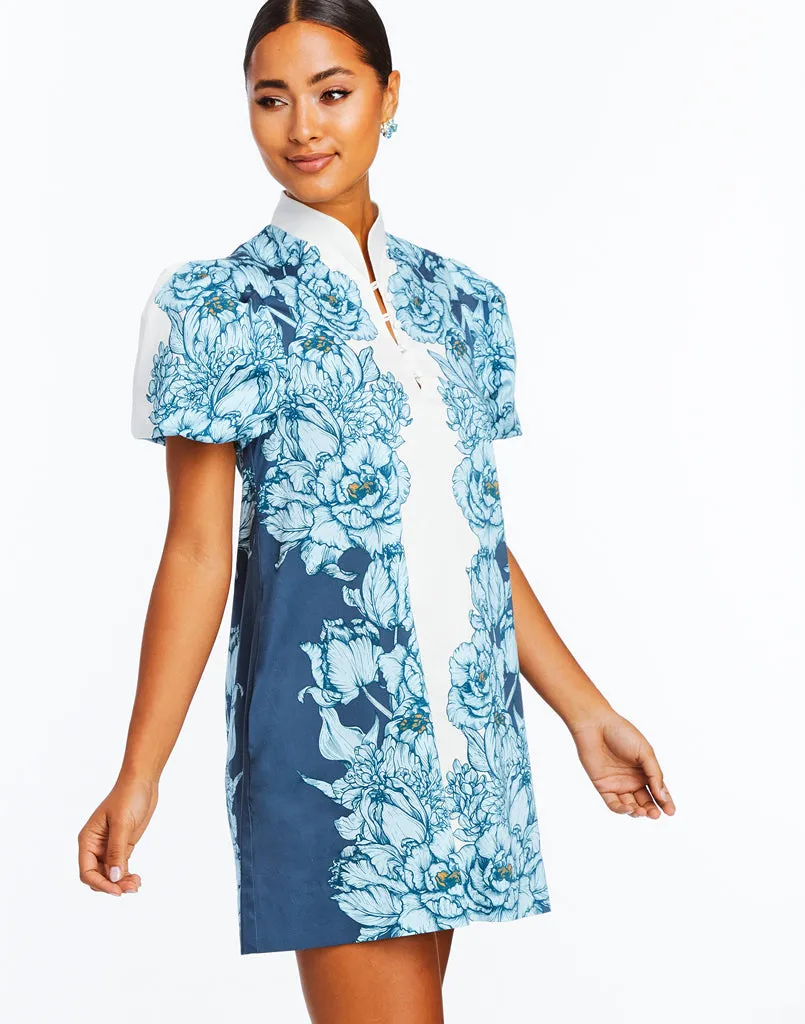 Elliana Printed Barong Mini Dress sold by MESTIZA product image thumbnail 3