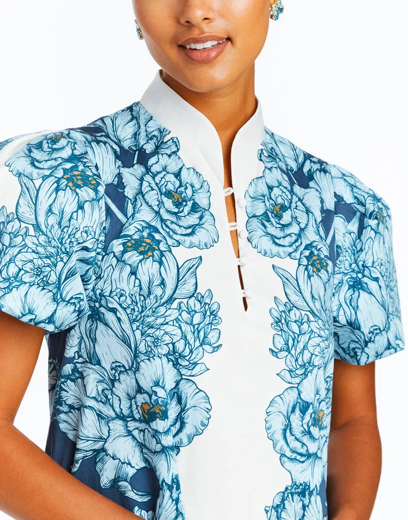 Elliana Printed Barong Mini Dress sold by MESTIZA product image thumbnail 4