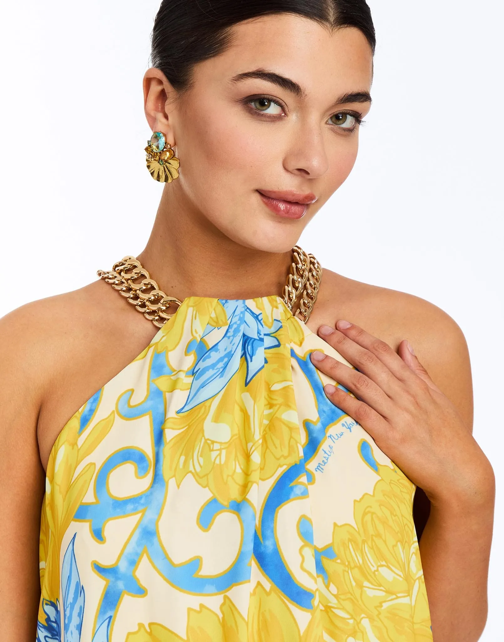 Bijou Halter Midi Dress sold by MESTIZA product image thumbnail 3