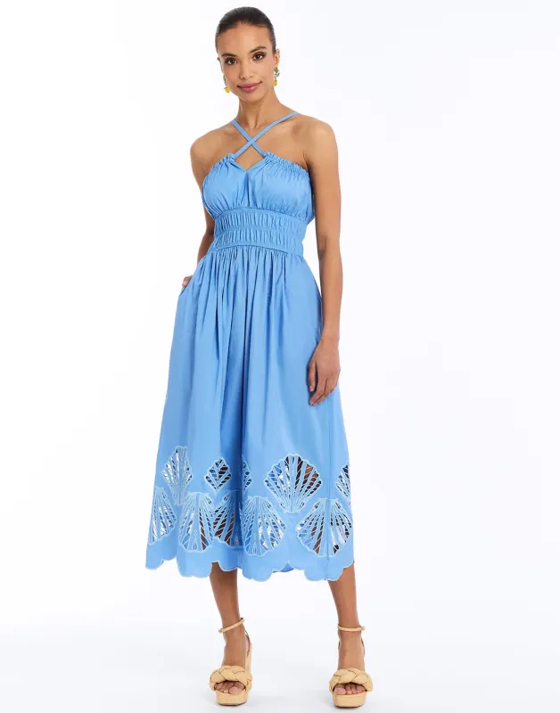 Spritz Smocked Midi Dress sold by MESTIZA