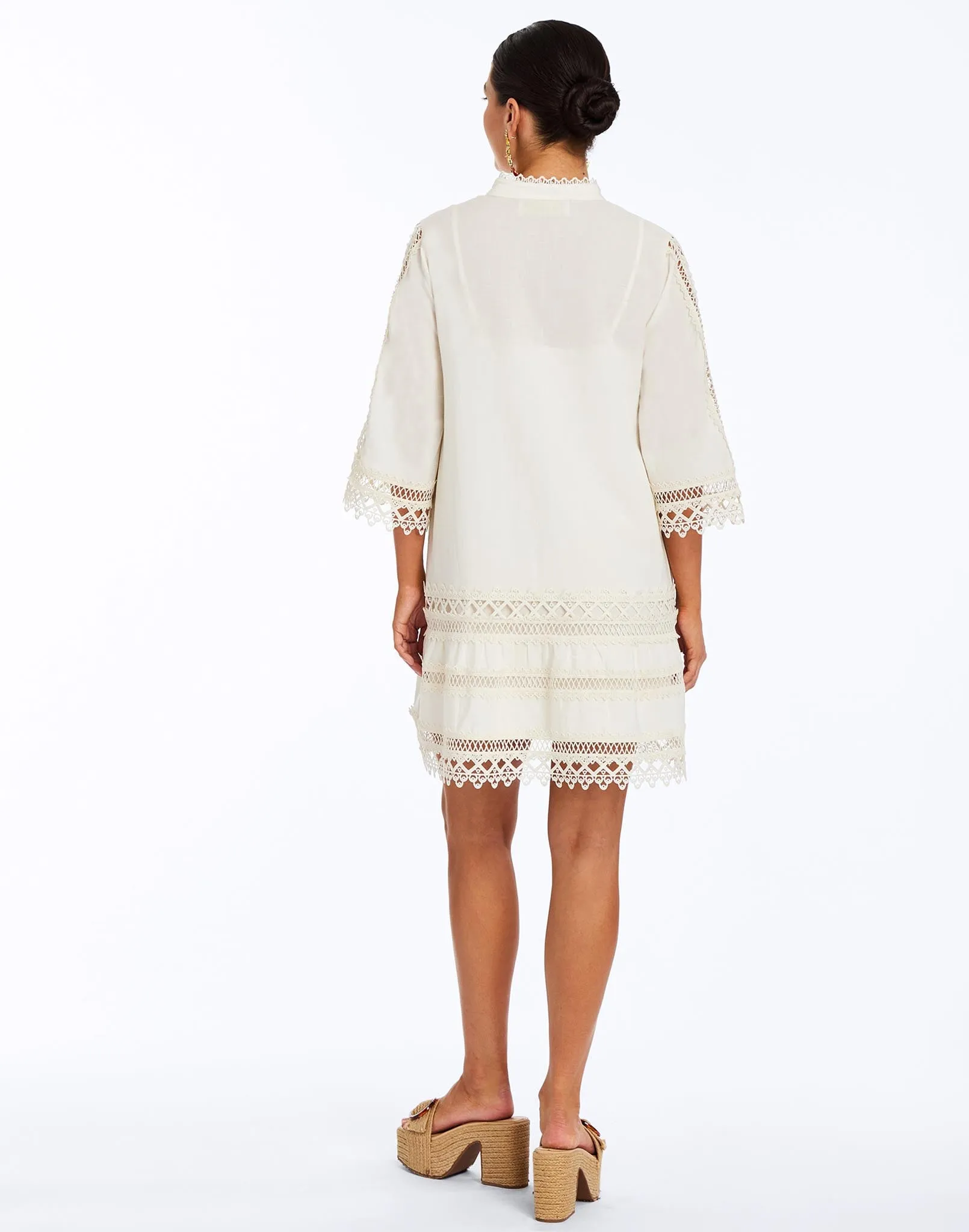 Goldie Lace Mini Dress sold by MESTIZA product image thumbnail 4