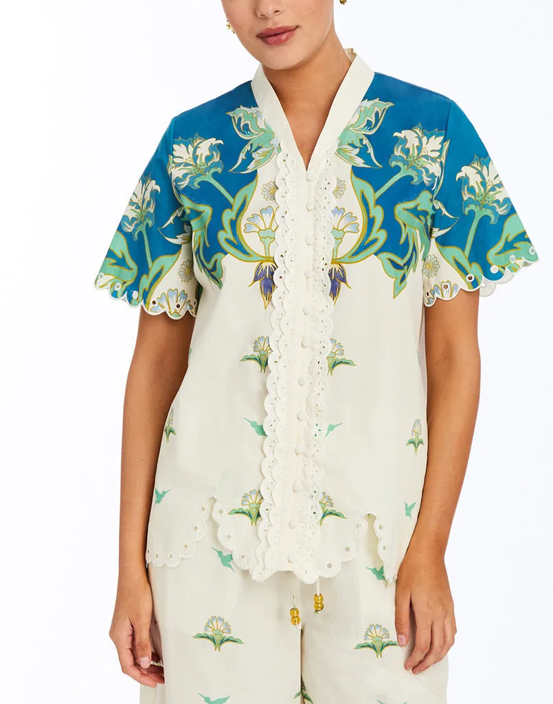 Cortez Button Down Top sold by MESTIZA