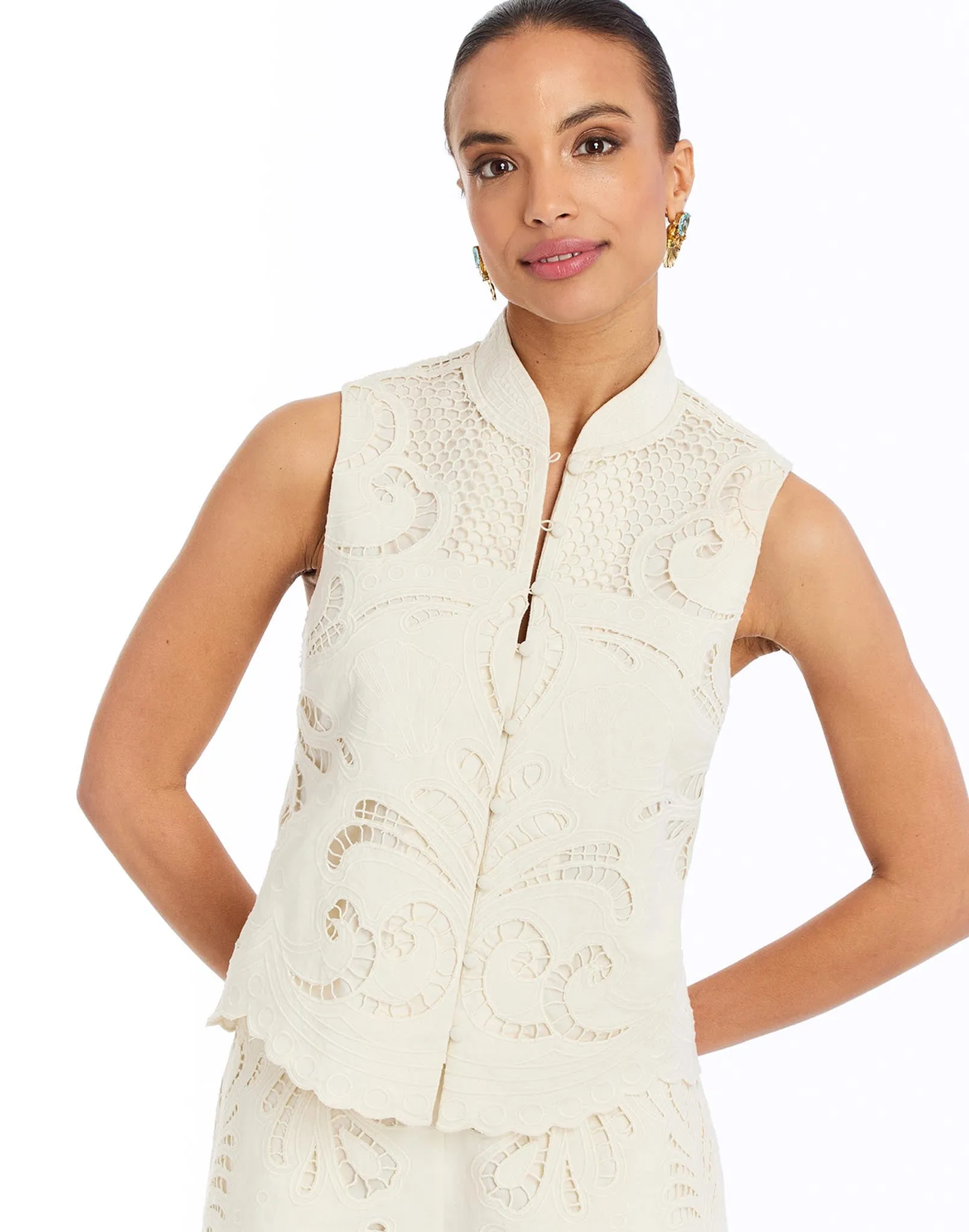 Bora Bora Lace Top sold by MESTIZA