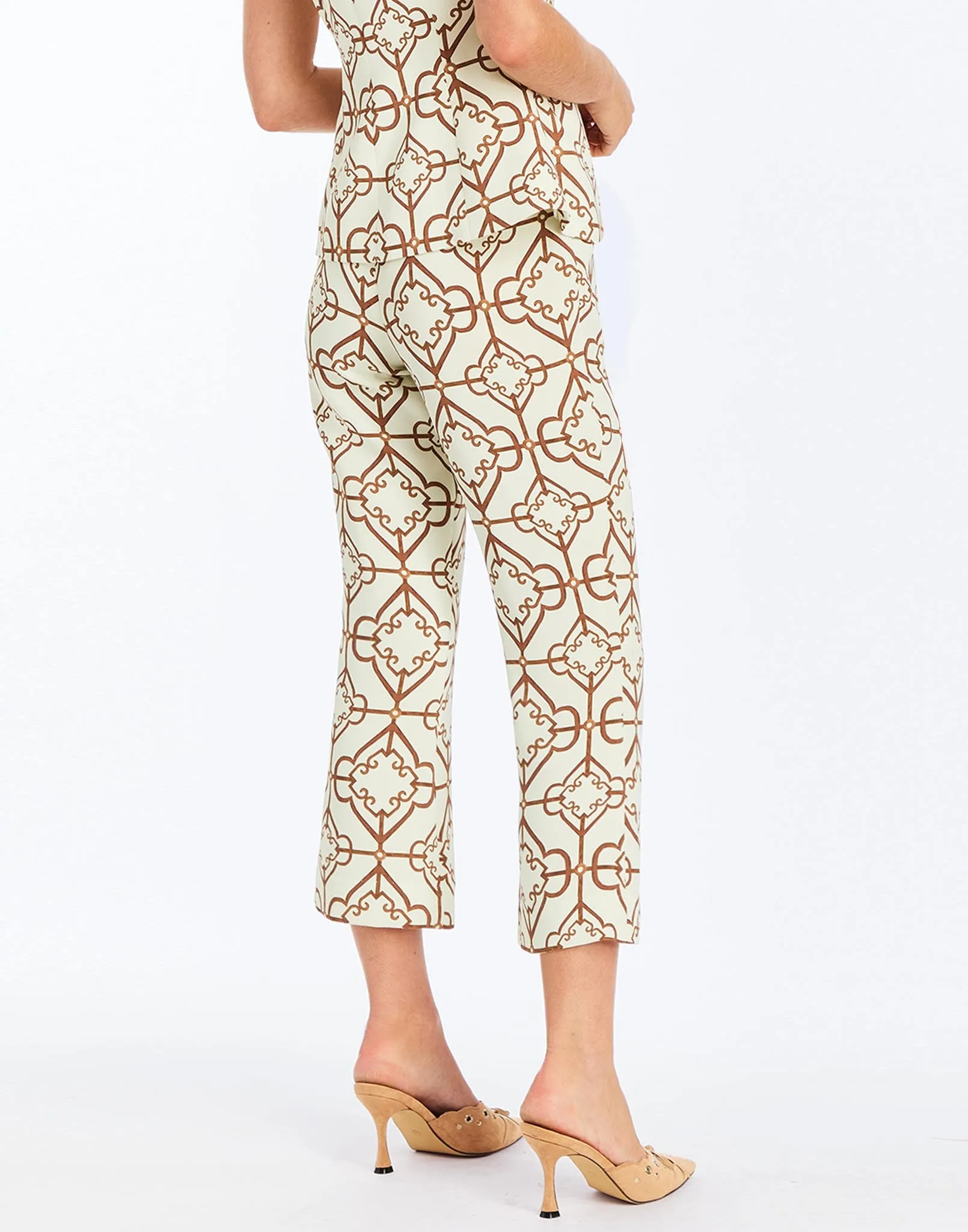 Tuxedo Crop Kick Pants sold by MESTIZA product image thumbnail 4