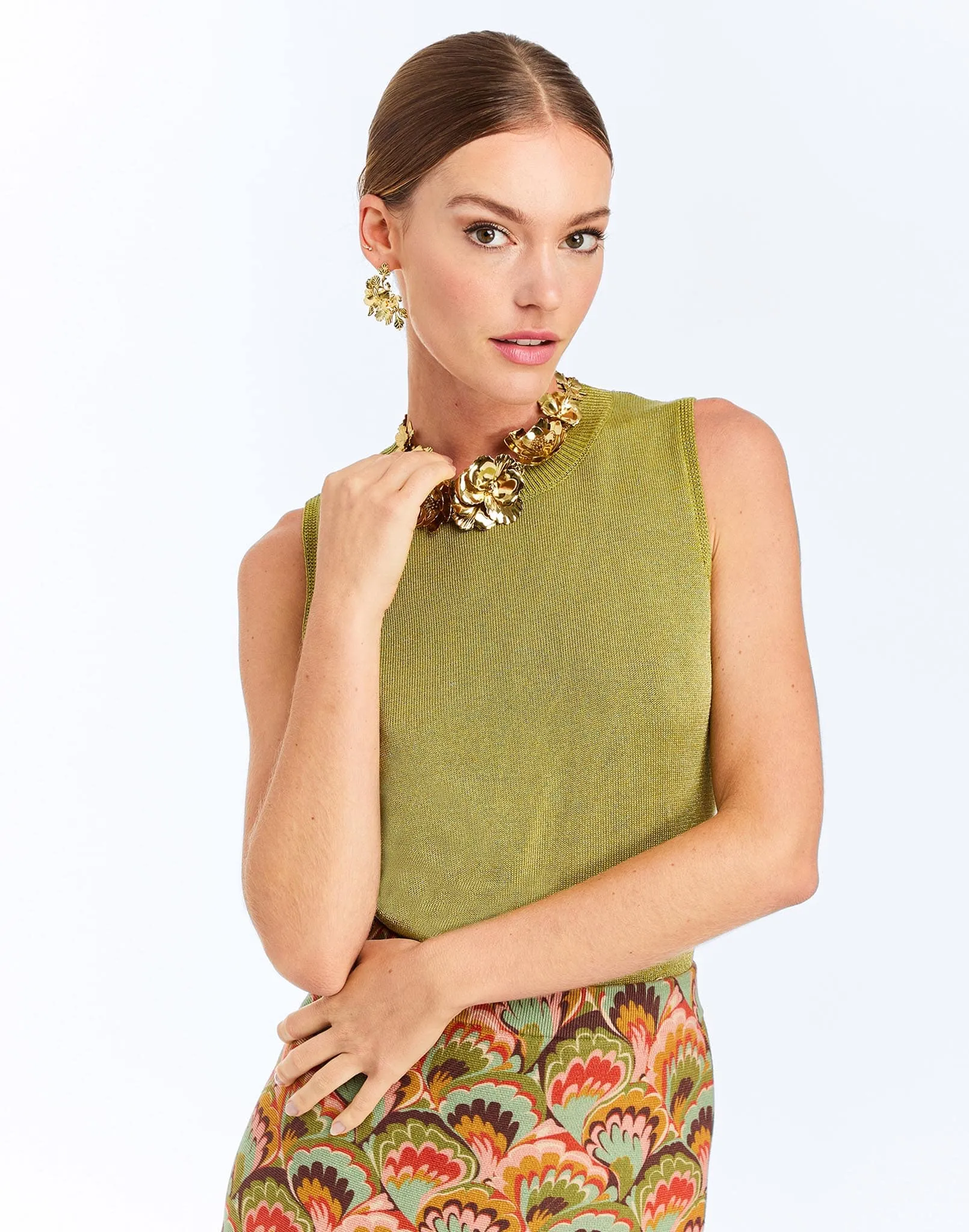 Soho Metallic Knit Top sold by MESTIZA product image thumbnail 3