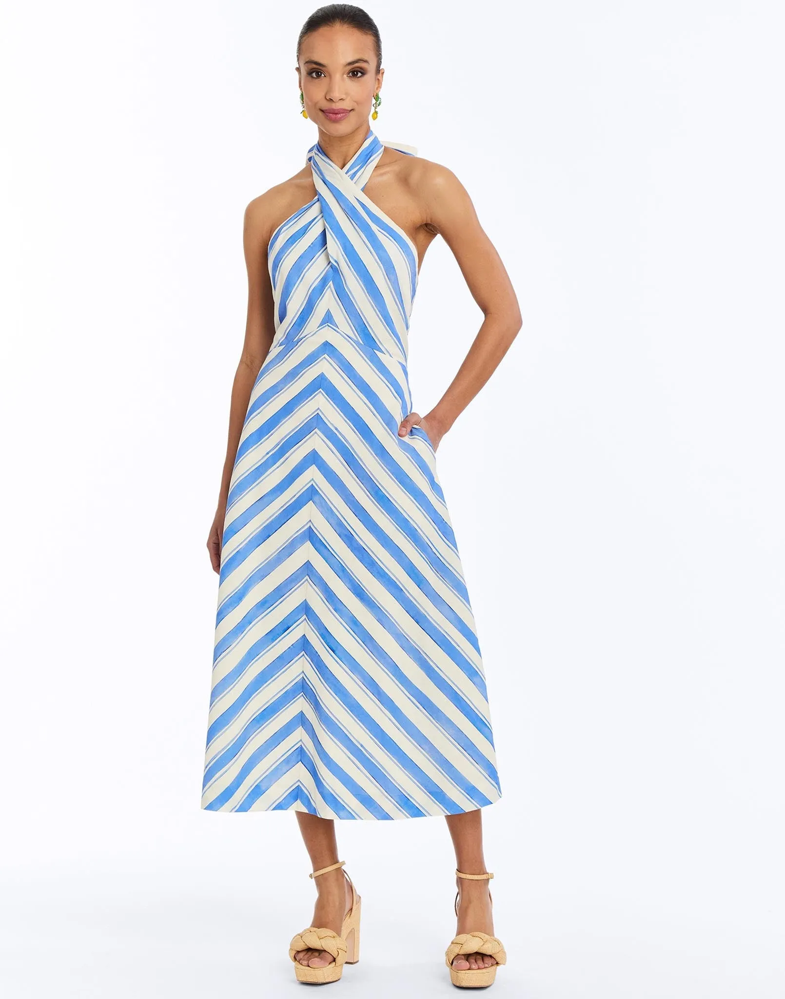 Copacabana Halter Midi Dress SMS sold by MESTIZA