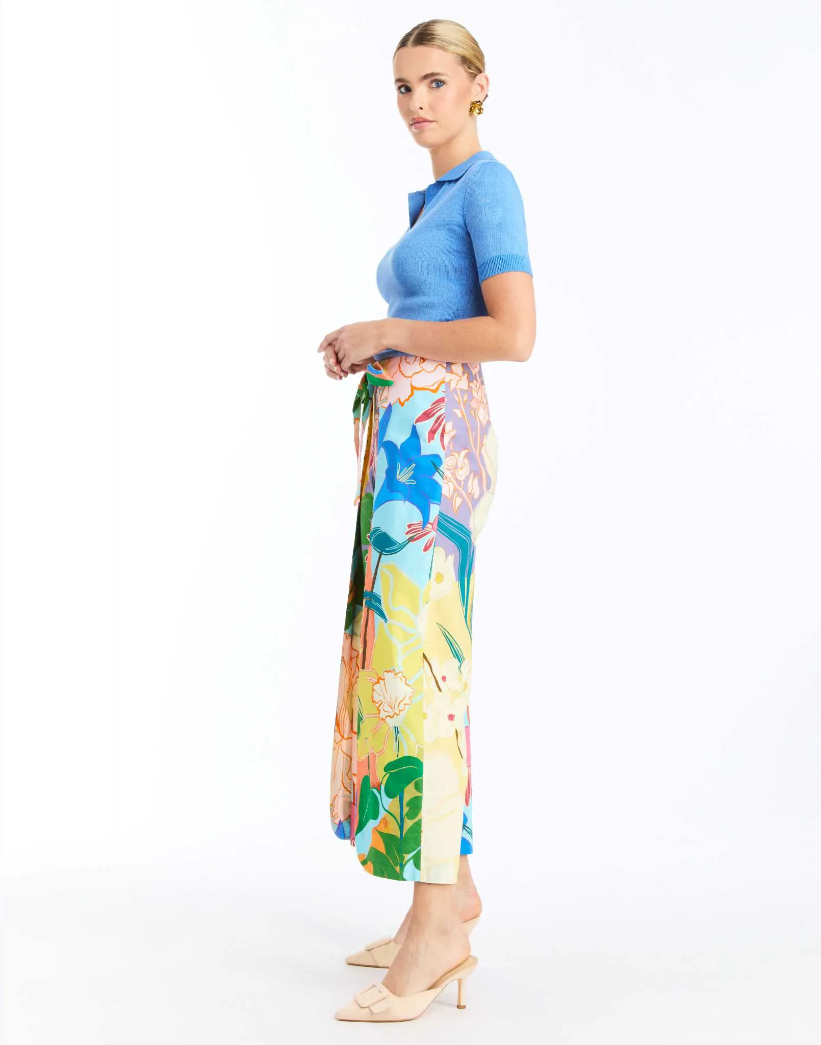 Chloe Wrap Pants sold by MESTIZA product image thumbnail 3