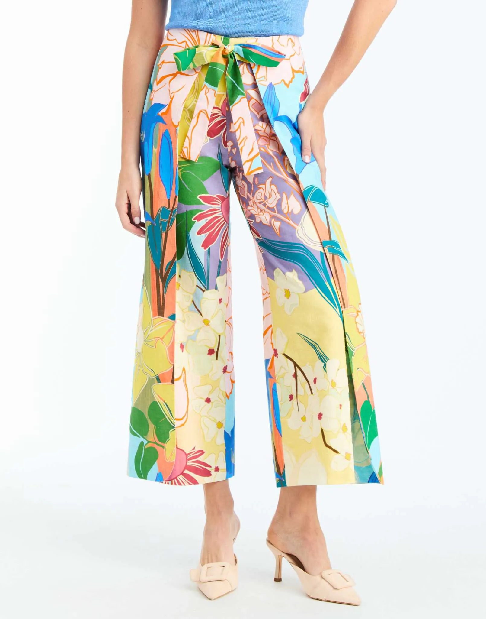 Chloe Wrap Pants sold by MESTIZA