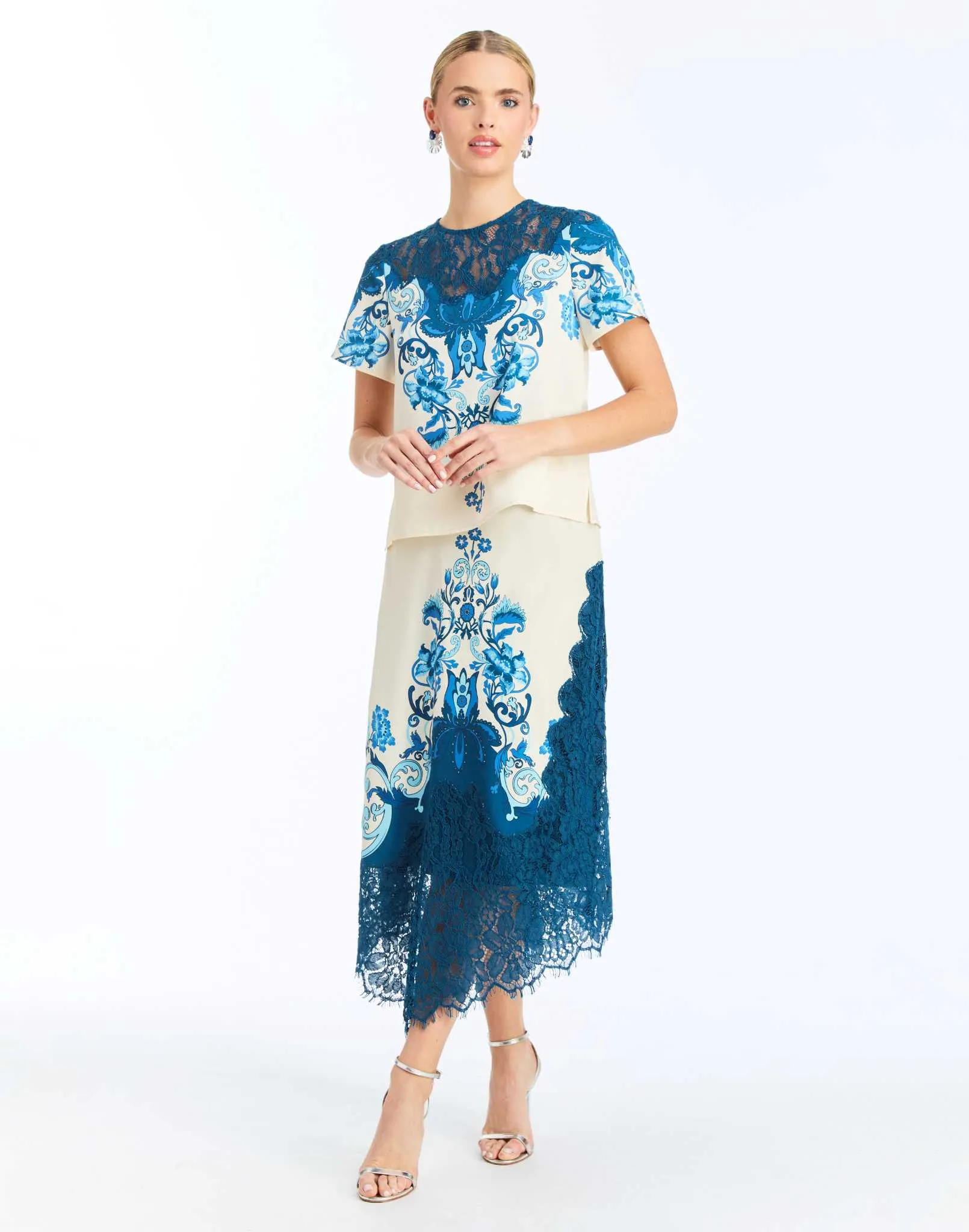 Gracie Lace Midi Skirt sold by MESTIZA product image thumbnail 3