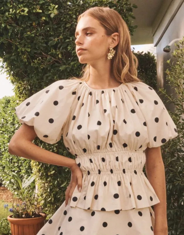 Pre-Order - Breakfast Smocked Top sold by MESTIZA